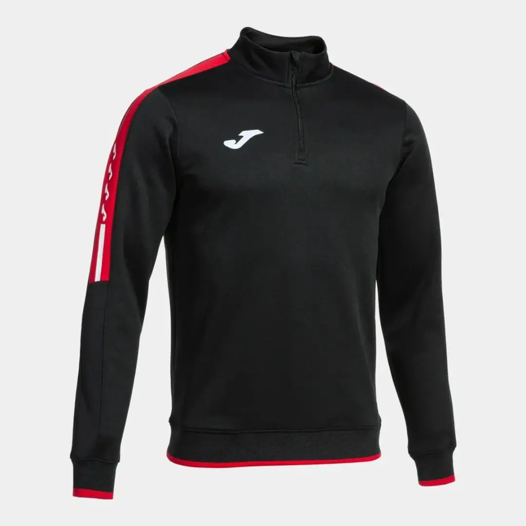 Joma Olimpiada Sweatshirt M - Zwart/Rood