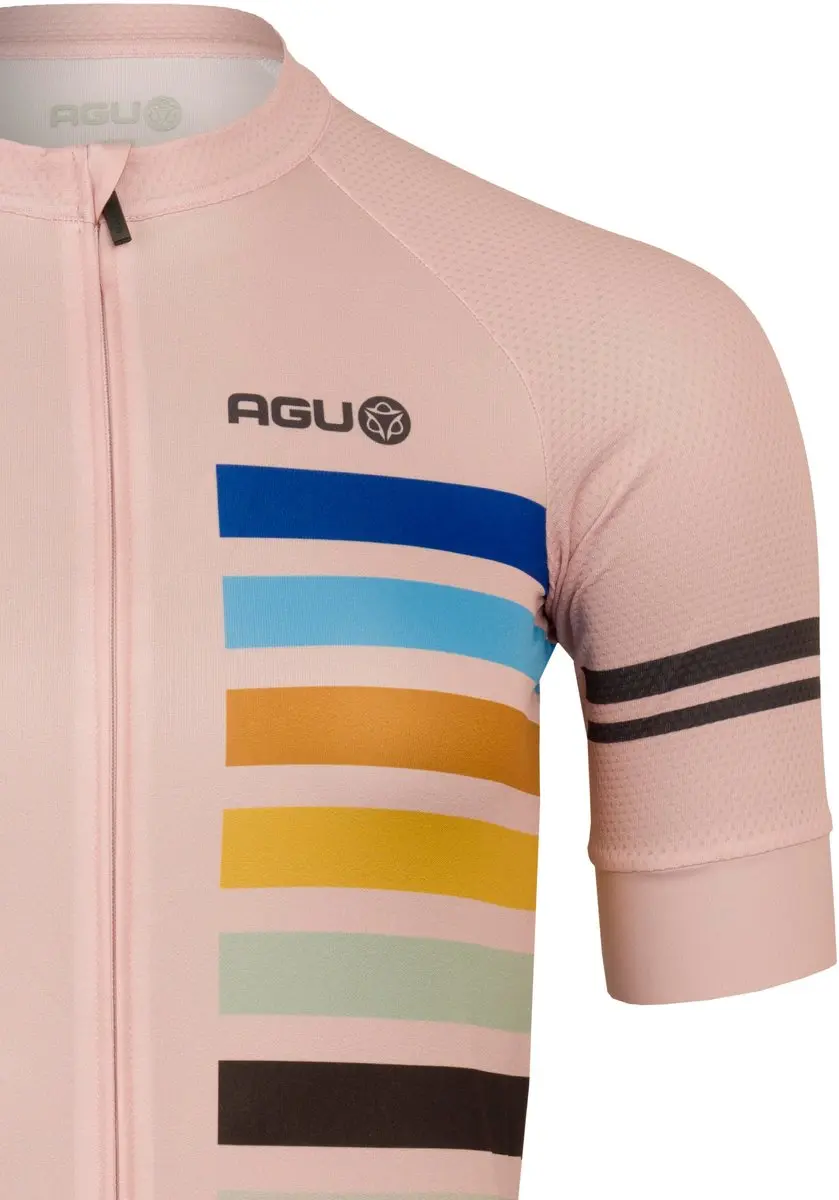 AGU Rainbow Dames Fietsshirt - XL - Roze