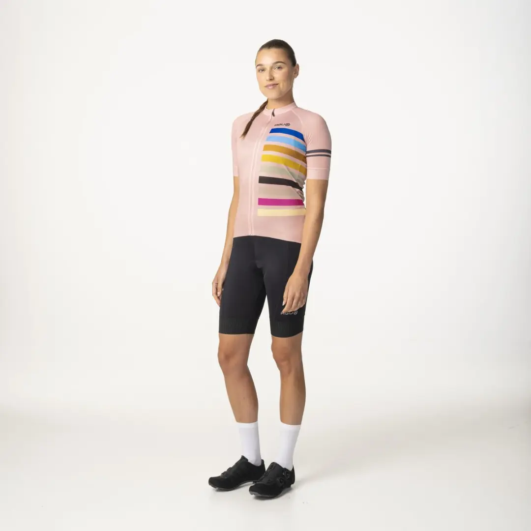 AGU Rainbow Dames Fietsshirt - XL - Roze