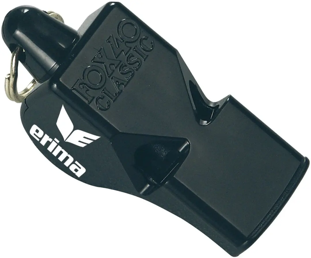 Erima Classic Fox 40 Scheidsrechtersfluit - Zwart
