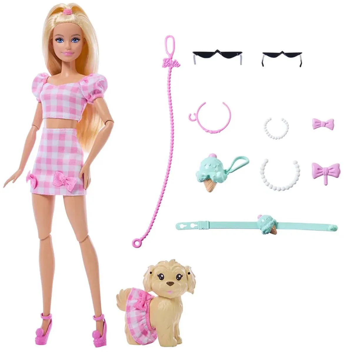Barbie Twinning Looks Modepop met Hondje - JFP36 - Multicolor