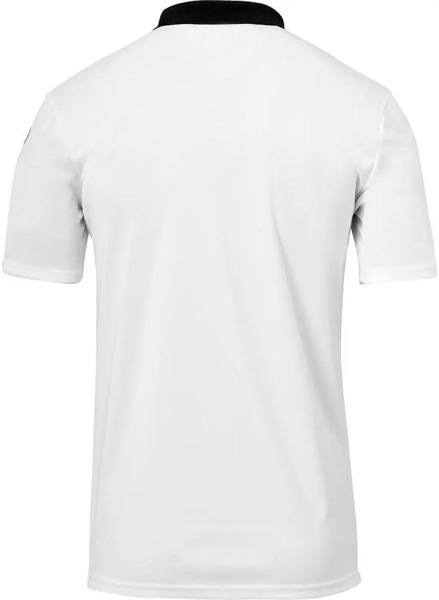 Uhlsport Offense 23 Polo Heren - 5XL - Wit/Zwart/Antraciet