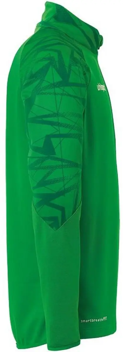 Uhlsport Goal 25 1/4 Zip Trainingsjack - XXXL - Schwarz/Limonengelb - afbeelding 6 van 6