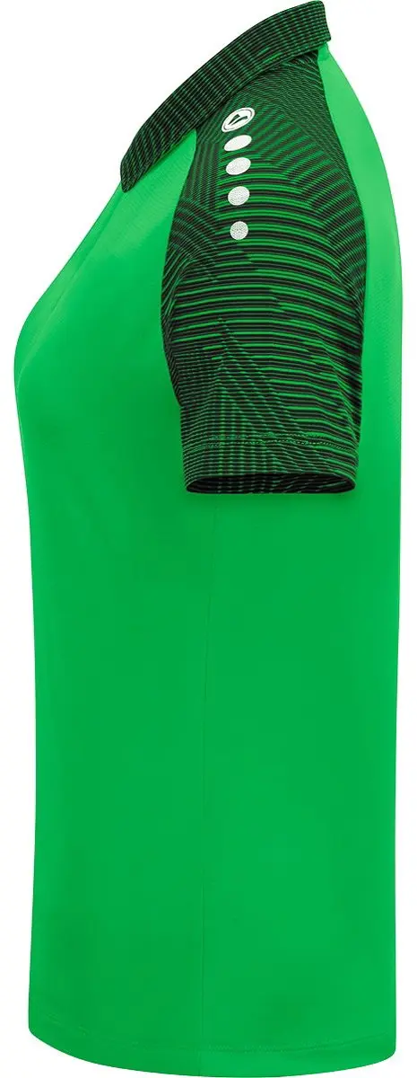 Jako Performance Dames Polo - Zwart/Zachtgroen M38