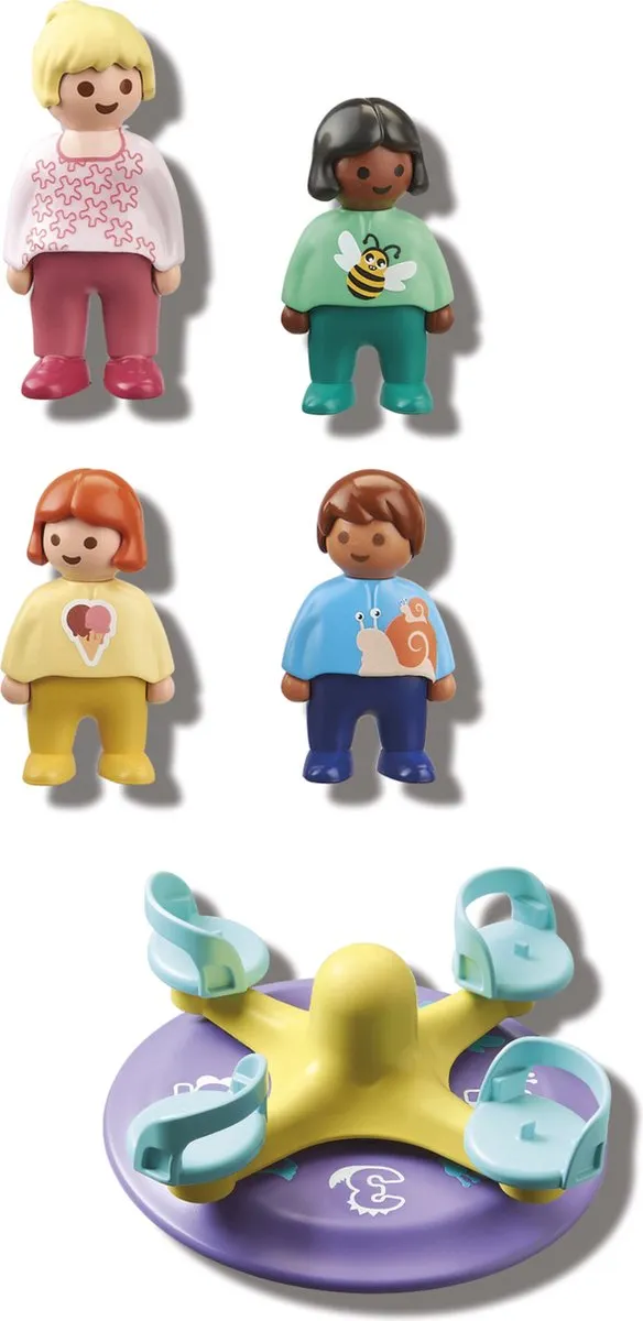 Playmobil 1.2.3 Kindercarrousel 71324 - Multicolor