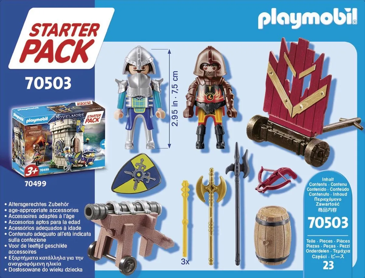 Playmobil Novelmore Starterpack 70503 - Multicolor - afbeelding 4 van 6