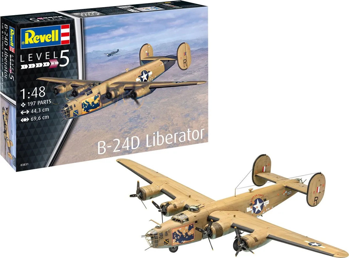 Revell B-24D Liberator 03831 Modelbouwpakket