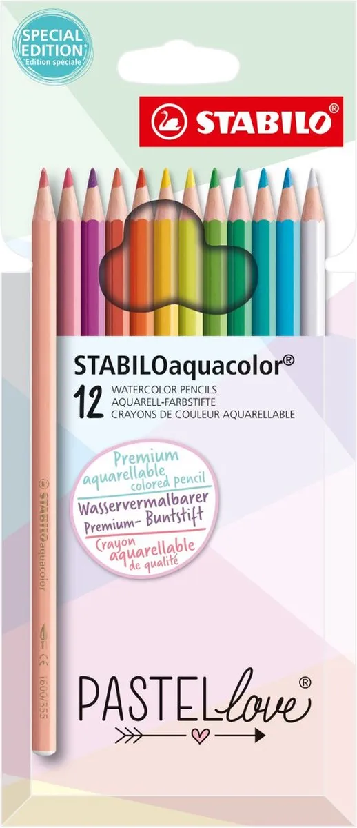 STABILO aquacolor Aquarel Kleurpotloden