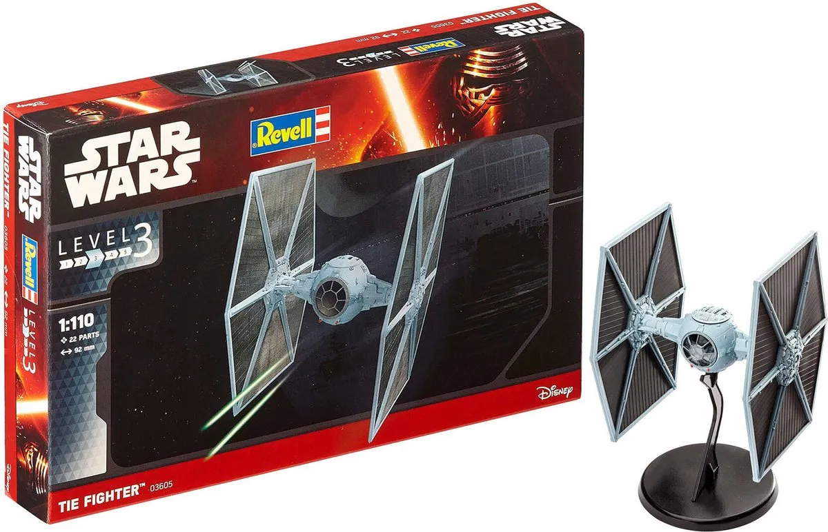 Revell 03605 Star Wars TIE Fighter Modelbouwpakket 1:112 - Multi