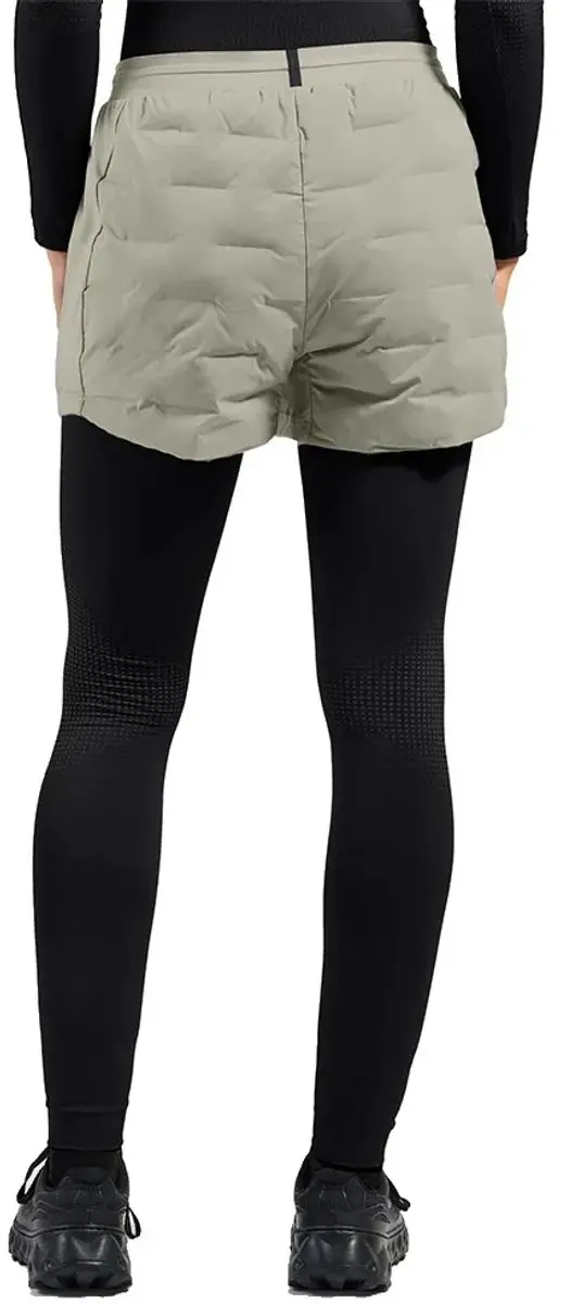 ODLO Zeroweight Insulator Korte Leggings L - Groen/Grijs - afbeelding 2 van 4