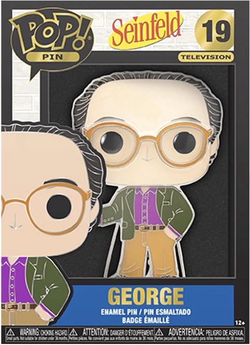 Funko Pop Pin Seinfeld George #19 - Multi