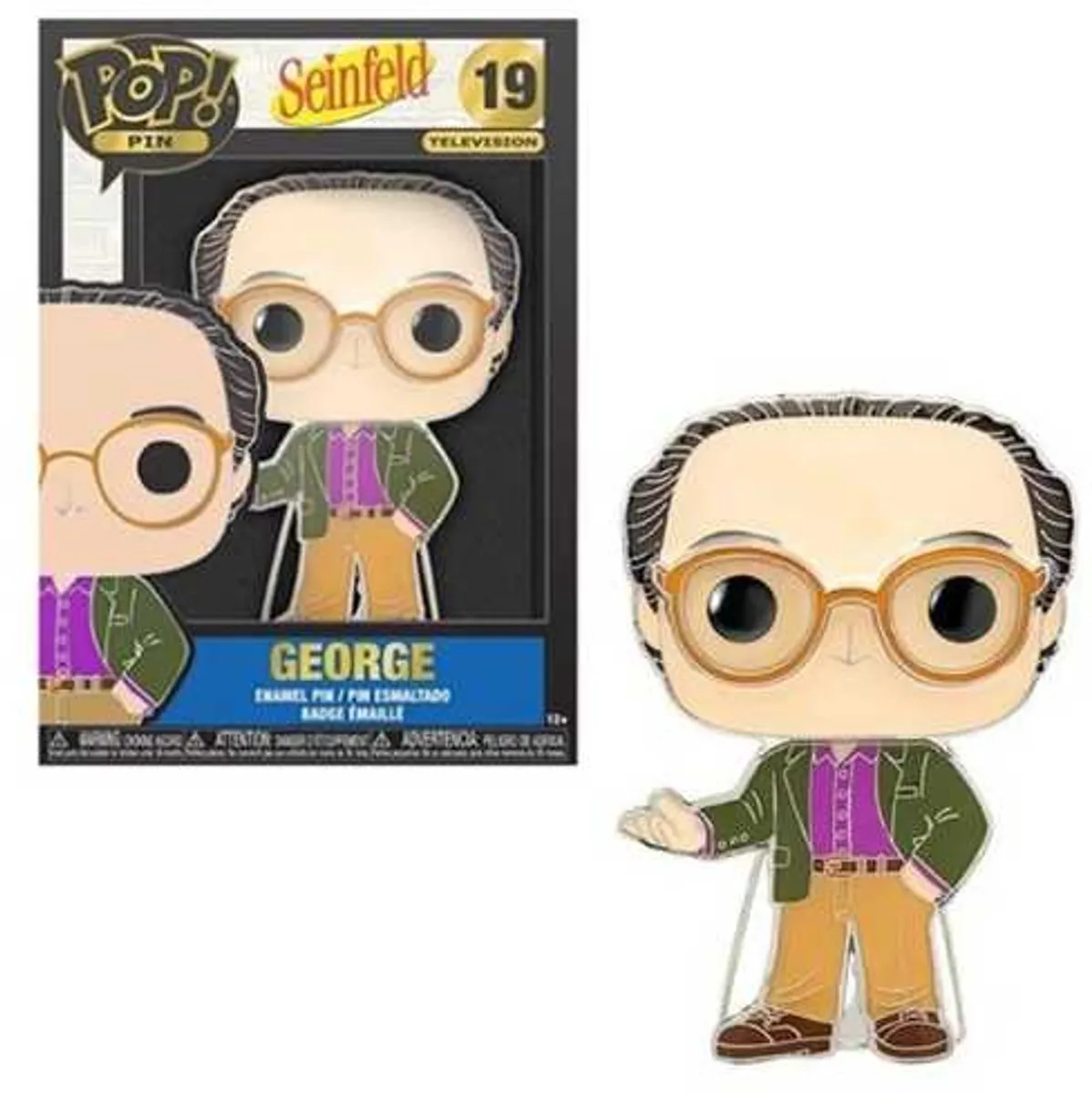 Funko Pop Pin Seinfeld George #19 - Multi