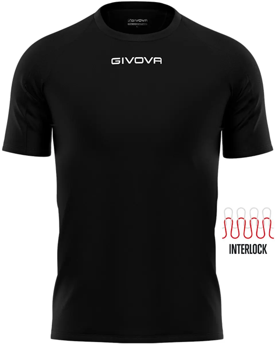 Sportshirt Givova Capo Zwart