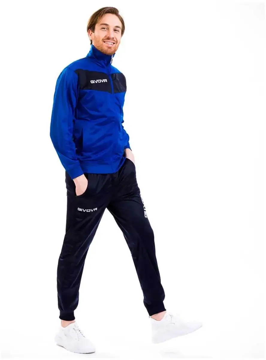 Givova Visa Trainingspak Blauw,Zwart 4XL Man