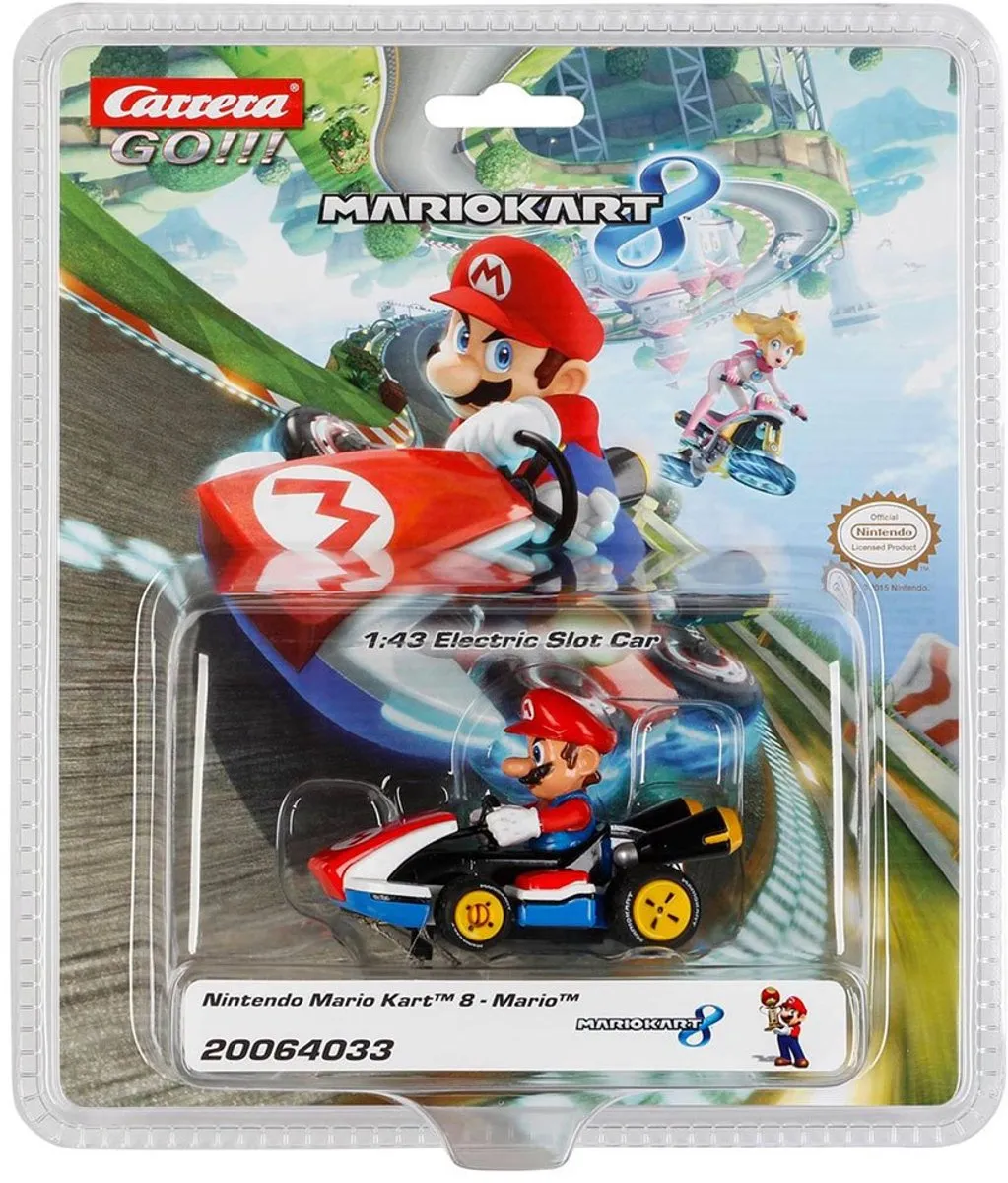 Carrera Go!!! Mario Kart 8 Mario Auto - CAR20064033 - Multi