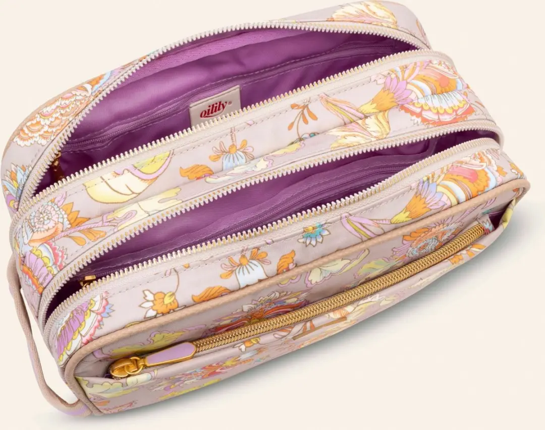 Oilily Chloe Pocket Toilettas - Beige - 4.9L