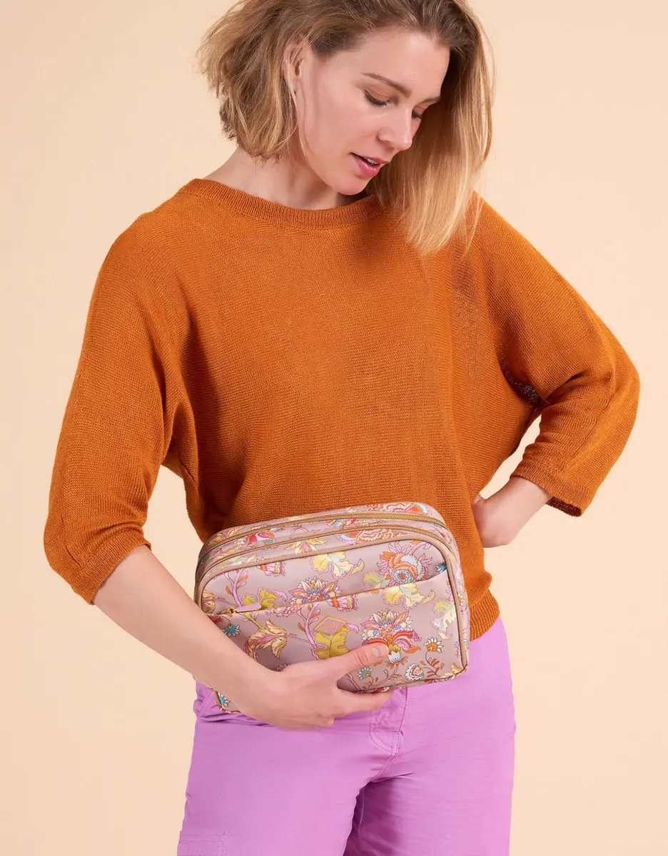 Oilily Chloe Pocket Toilettas - Beige - 4.9L - afbeelding 6 van 6