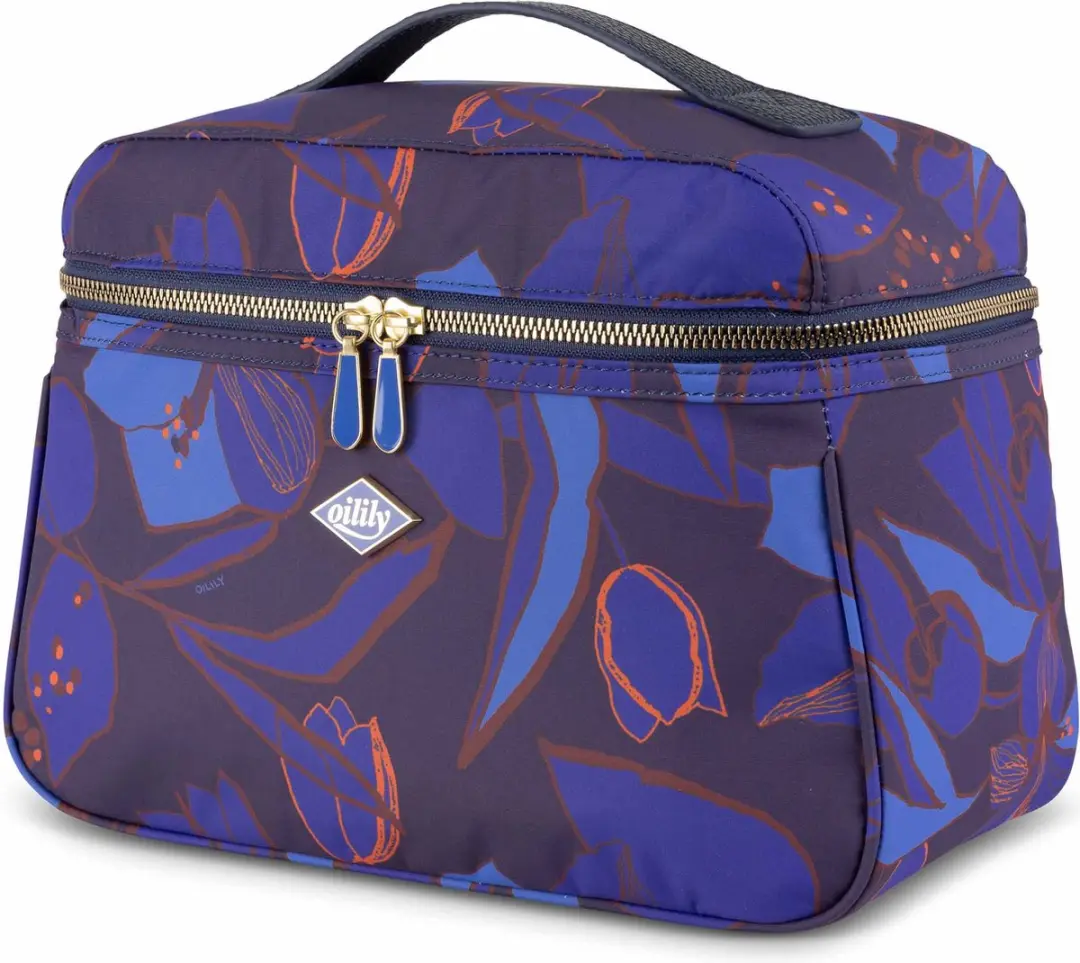Oilily Coco Make-up Tas - Blauw - 6.6L