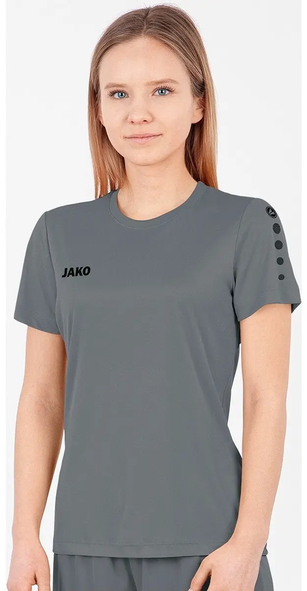 Jako Team Shirt Korte Mouw Dames - Steengrijs | Maat: 36