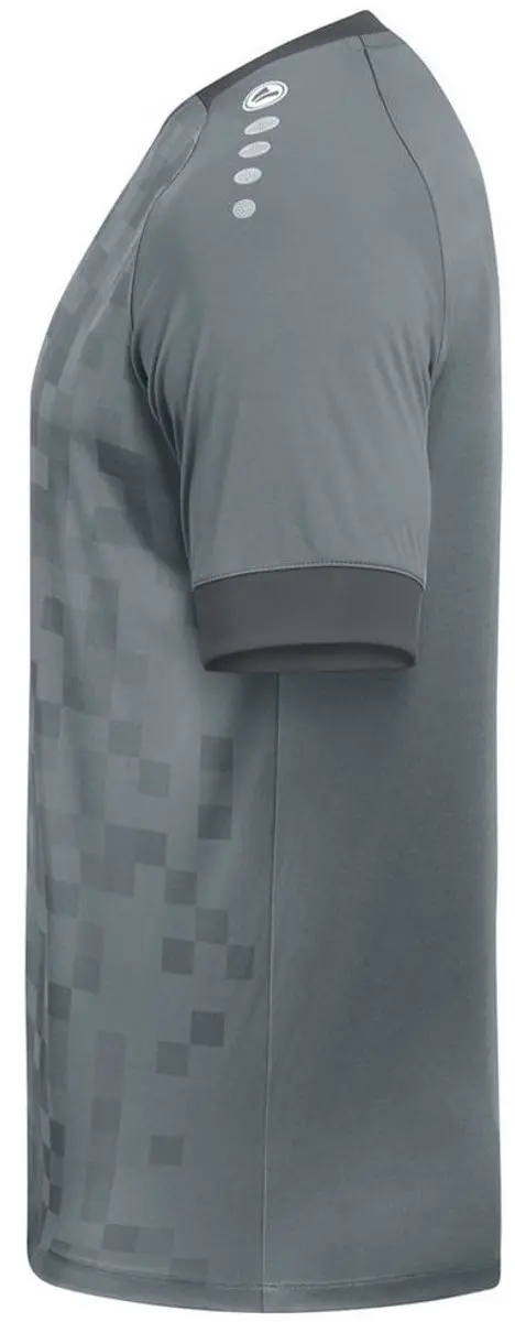 JAKO Pixel Shirt Korte Mouw Kinderen 152 - Steengrijs - afbeelding 6 van 6