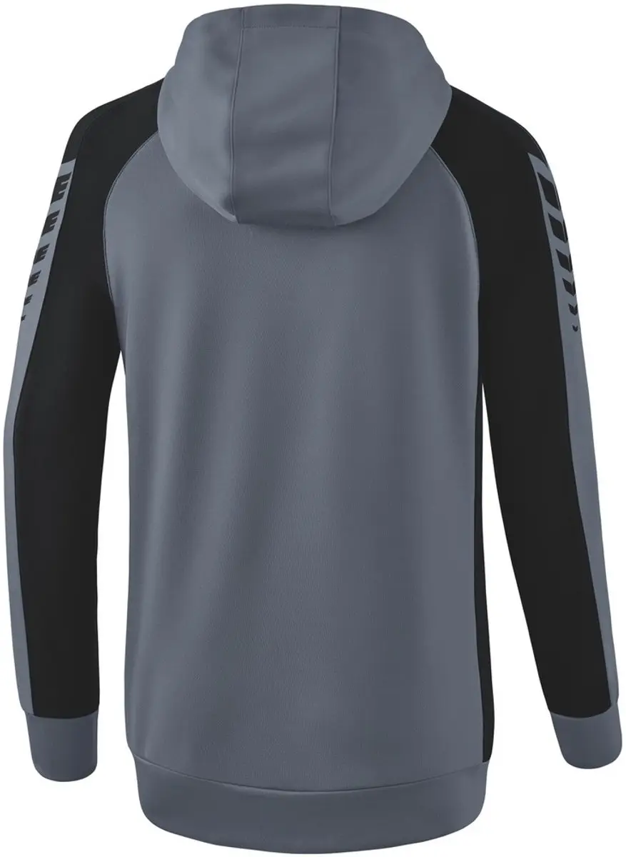 Erima Six Wings Trainingsjack Dames - Maat 42 - Zwart/Slate Grey