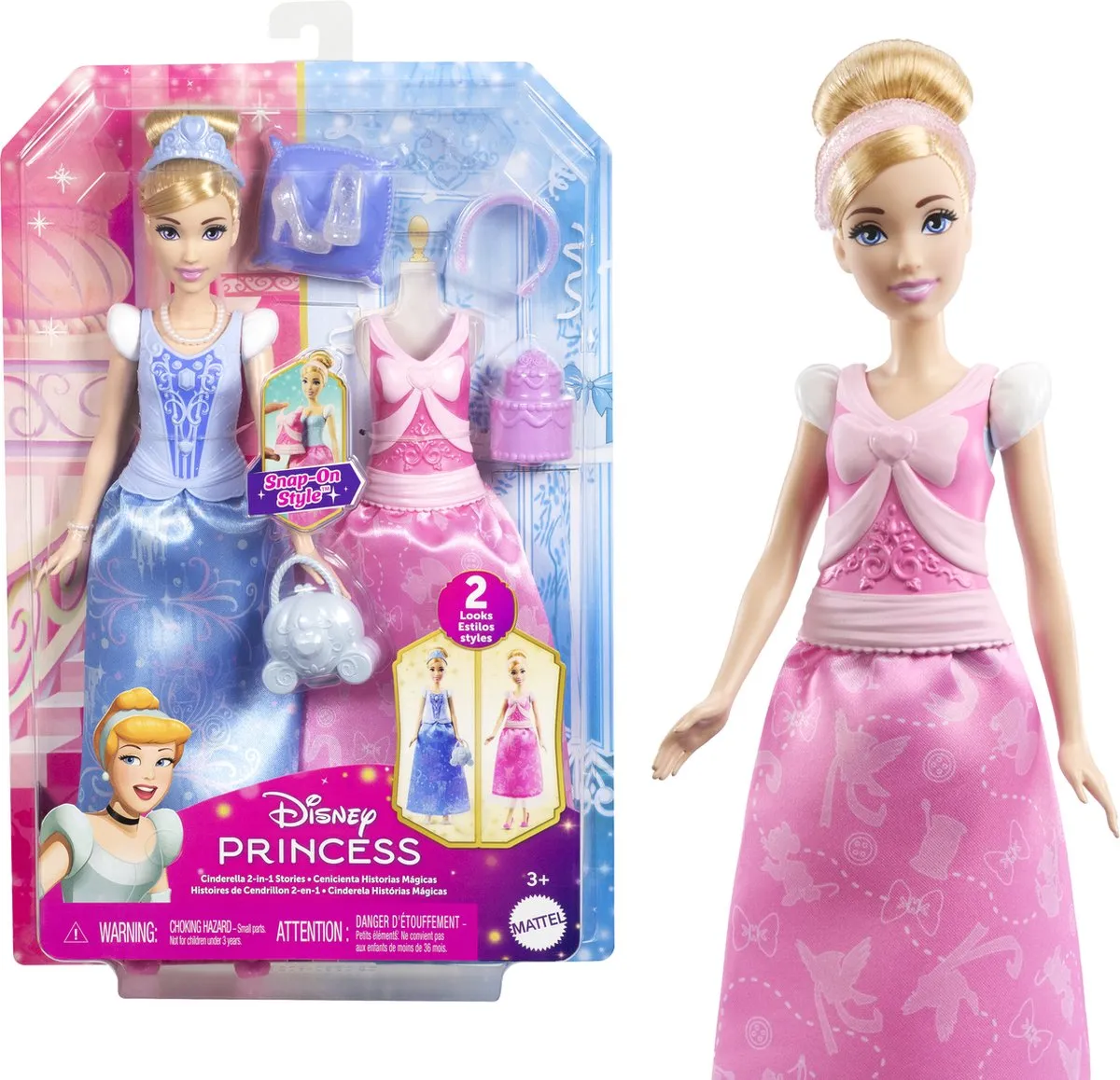 Disney Princess Assepoester 2-in-1 Modepop