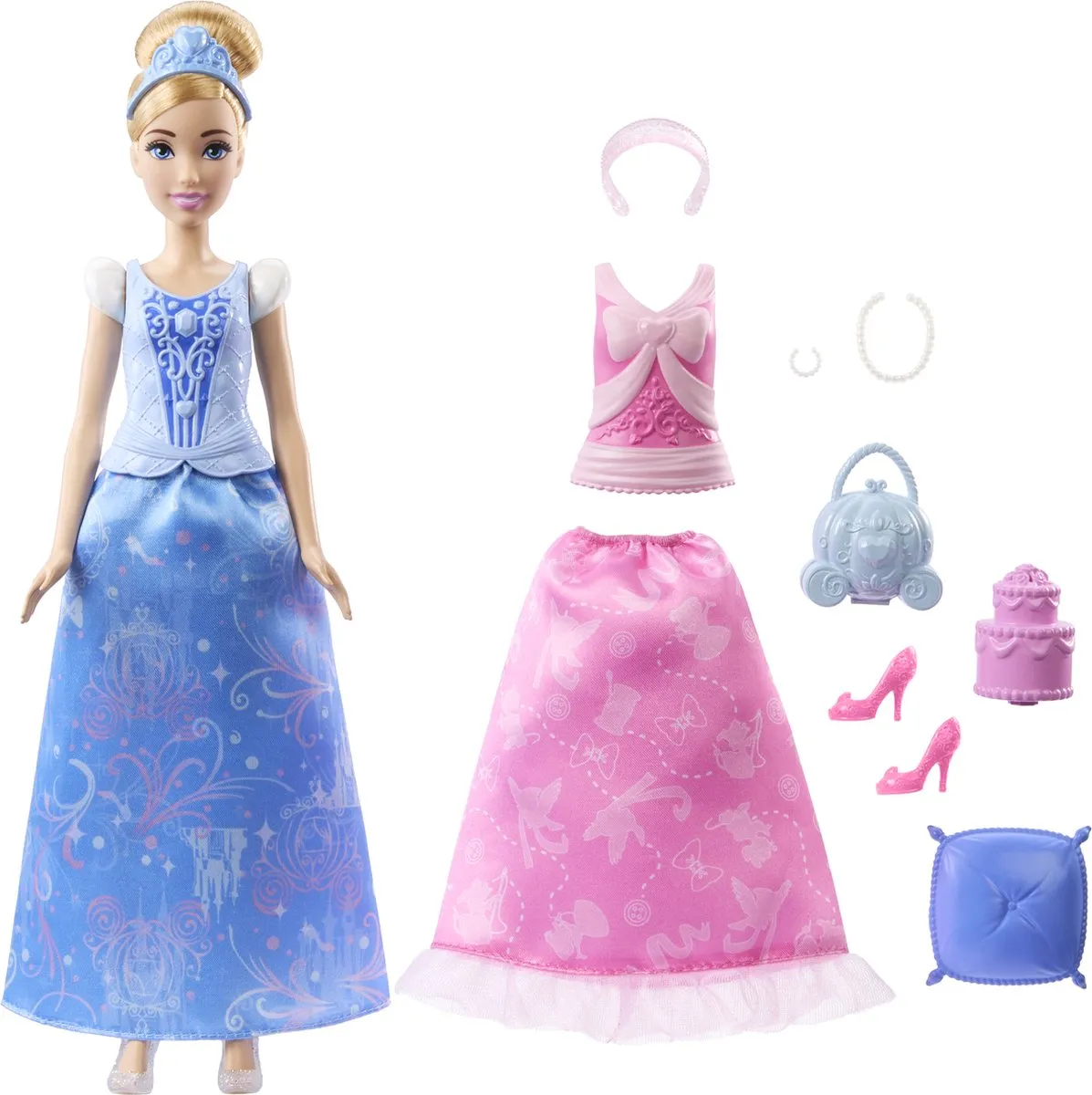 Disney Princess Assepoester 2-in-1 Modepop - Cinderella