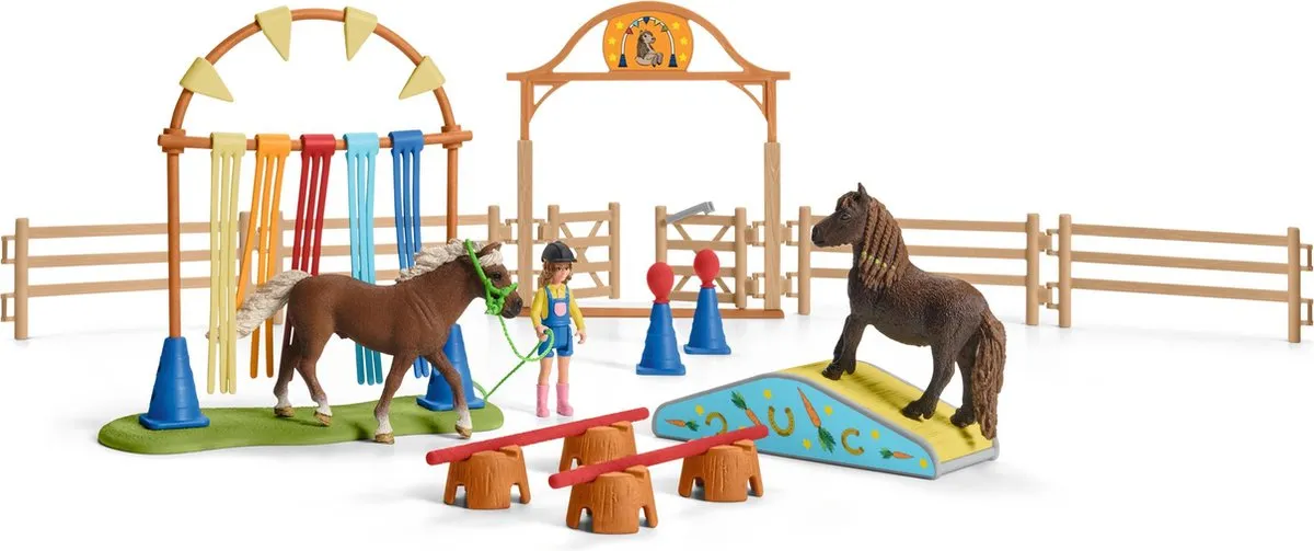 Schleich Farm World Paarden Trainingskamp Speelfigurenset 42481 - 41-delig