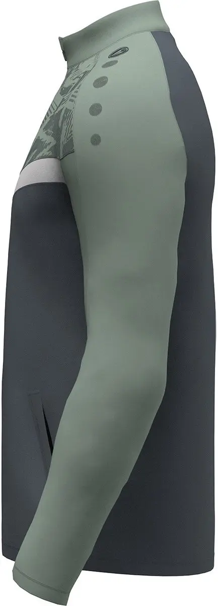 Jako Iconic Polyestervest Heren - Zachtgrijs/Mintgroen/Antralgrijs 3XL