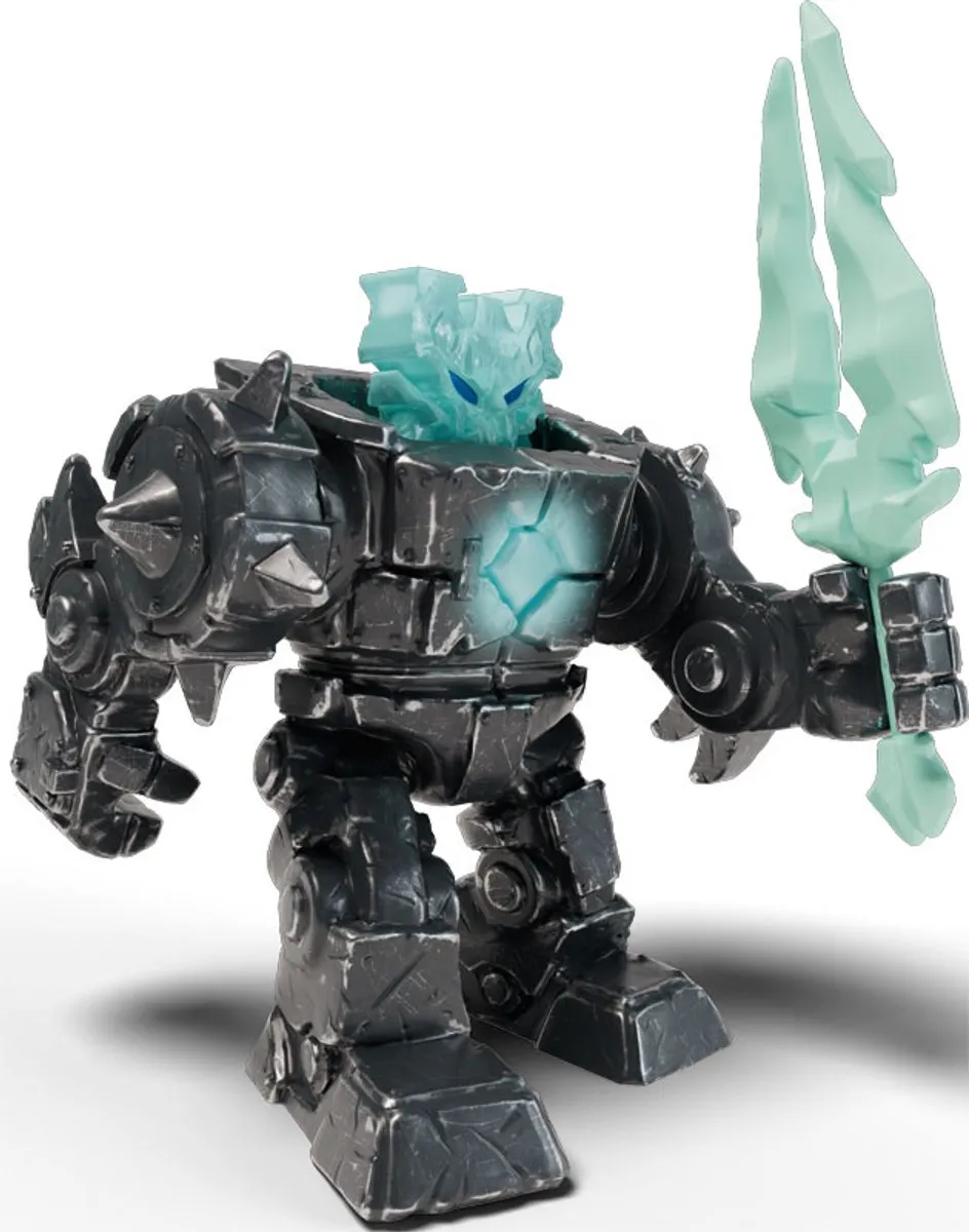 Schleich Eldrador Creatures Shadow Ice Robot 42598 - Blauw/Zwart - afbeelding 6 van 6