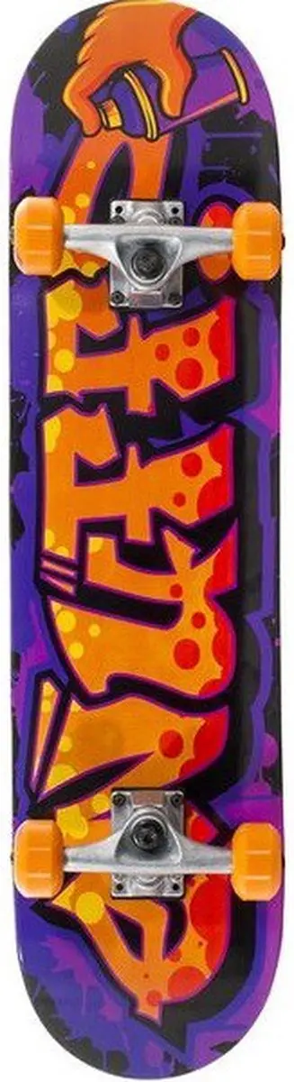 Enuff Skateboard Kinderen - L - Oranje/Paars - afbeelding 6 van 6