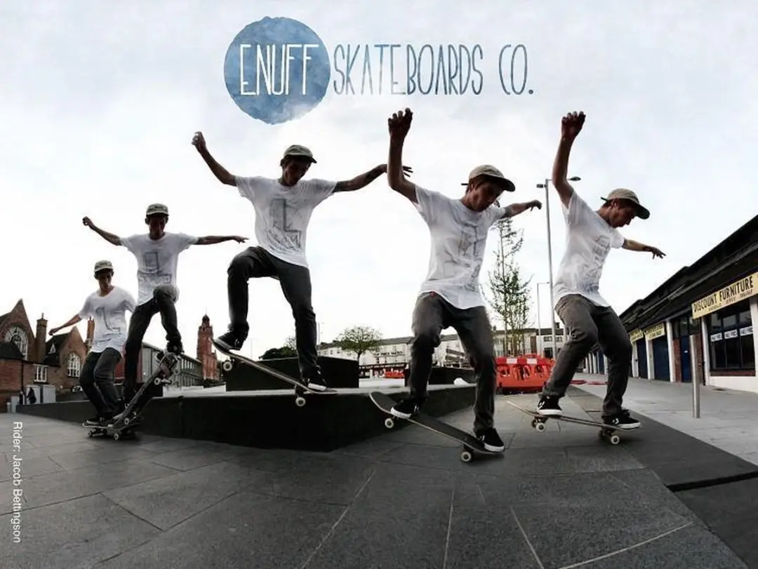 Enuff Skateboard Kinderen - L - Oranje/Paars - afbeelding 4 van 6