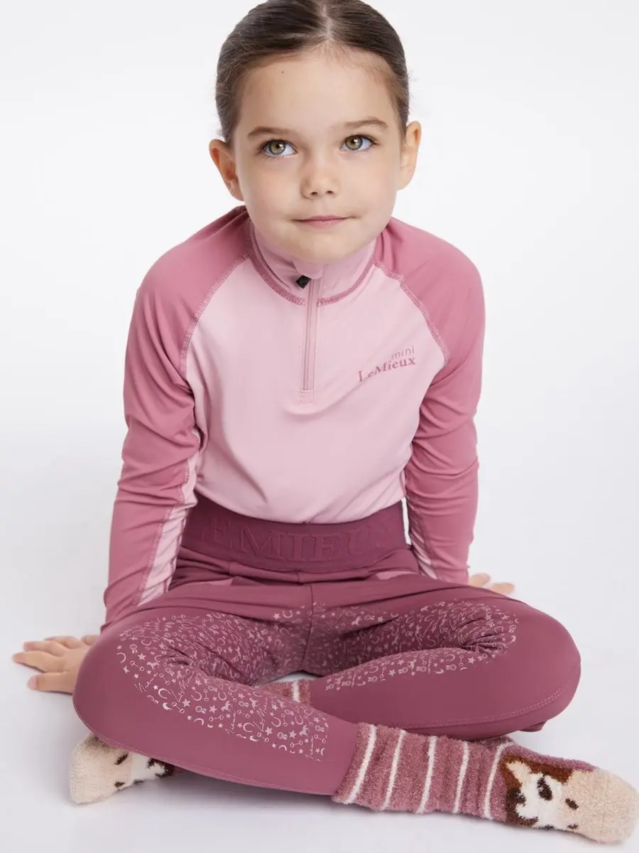 LeMieux Mini Pull On Legging SS25 S Lagoon