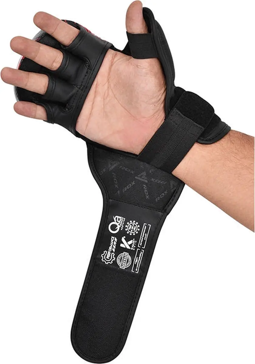 RDX Sports IMMAF Shooter Grappling Gloves MMA Rood Maat: XXXL