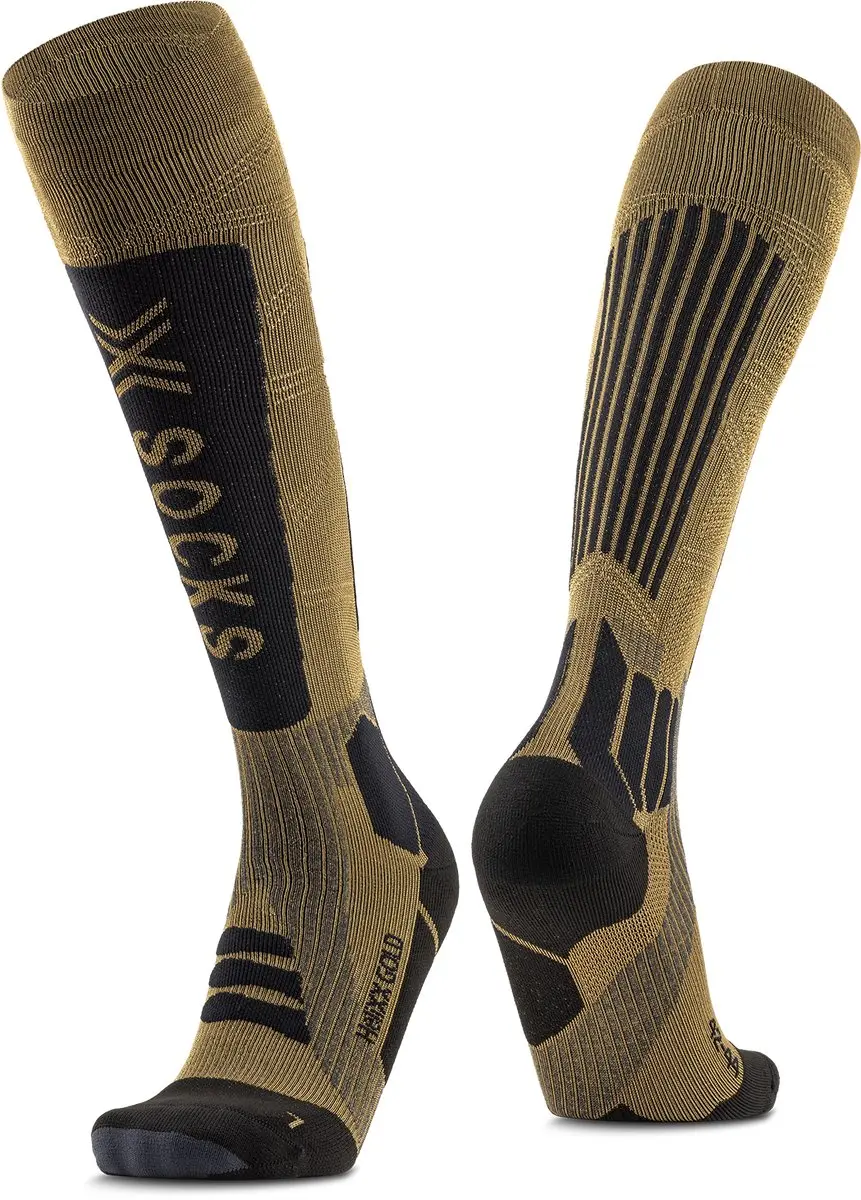 X-Bionic Helixx Gold 4.0 Wintersportsokken 45-47 - Goud/Zwart