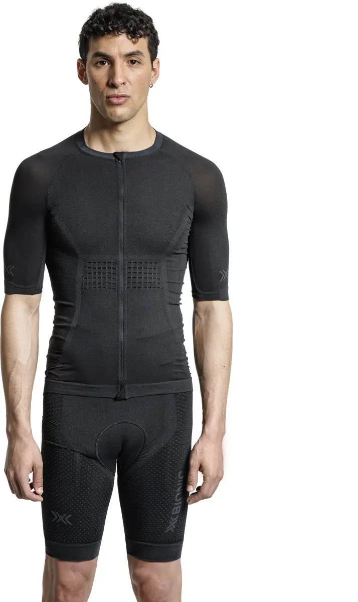 X-Bionic Xceed Ride Wielrenshirt Korte Mouwen - M - Zand/Donkerzand - afbeelding 6 van 6