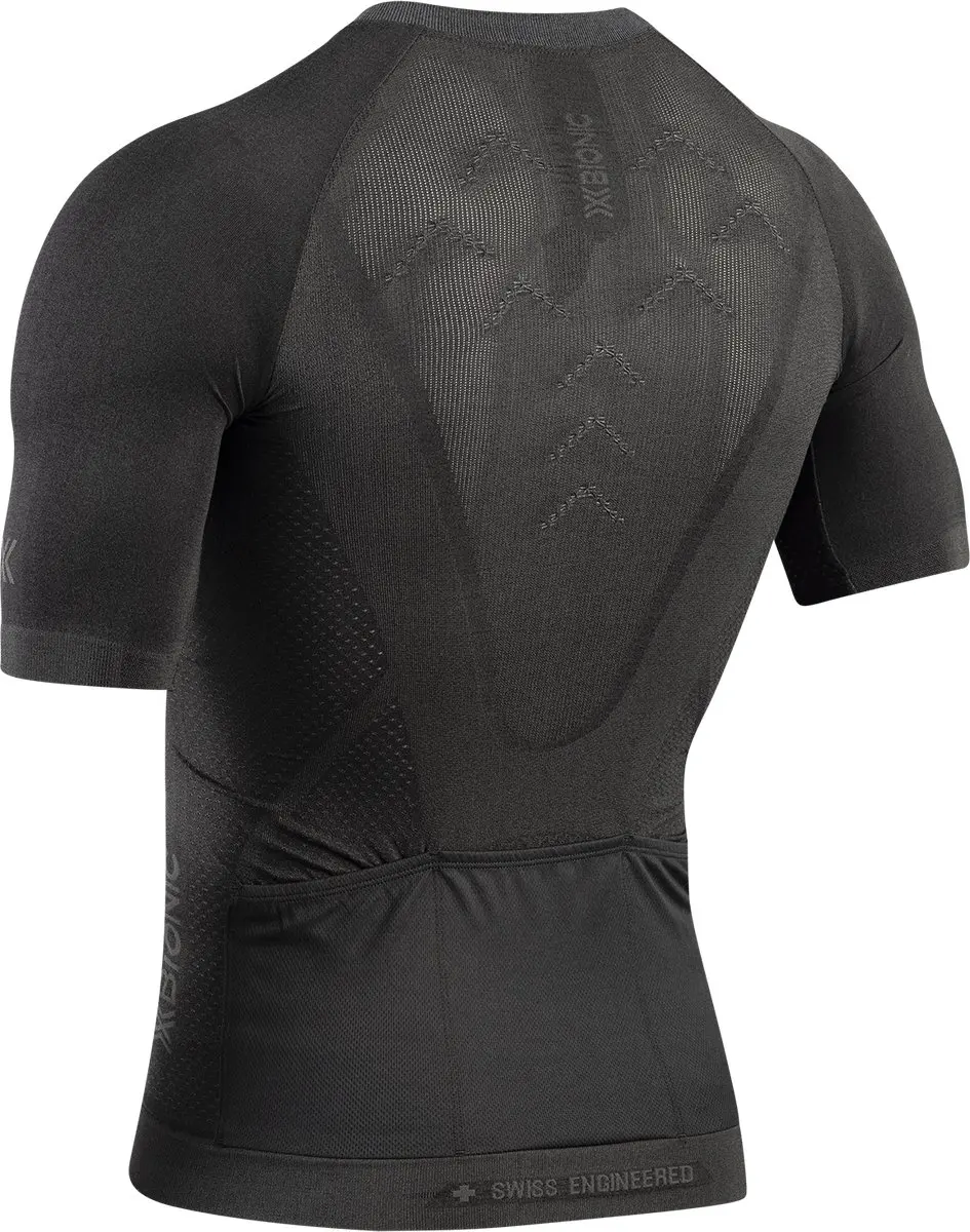 X-Bionic Xceed Ride Wielrenshirt Korte Mouwen - M - Zand/Donkerzand