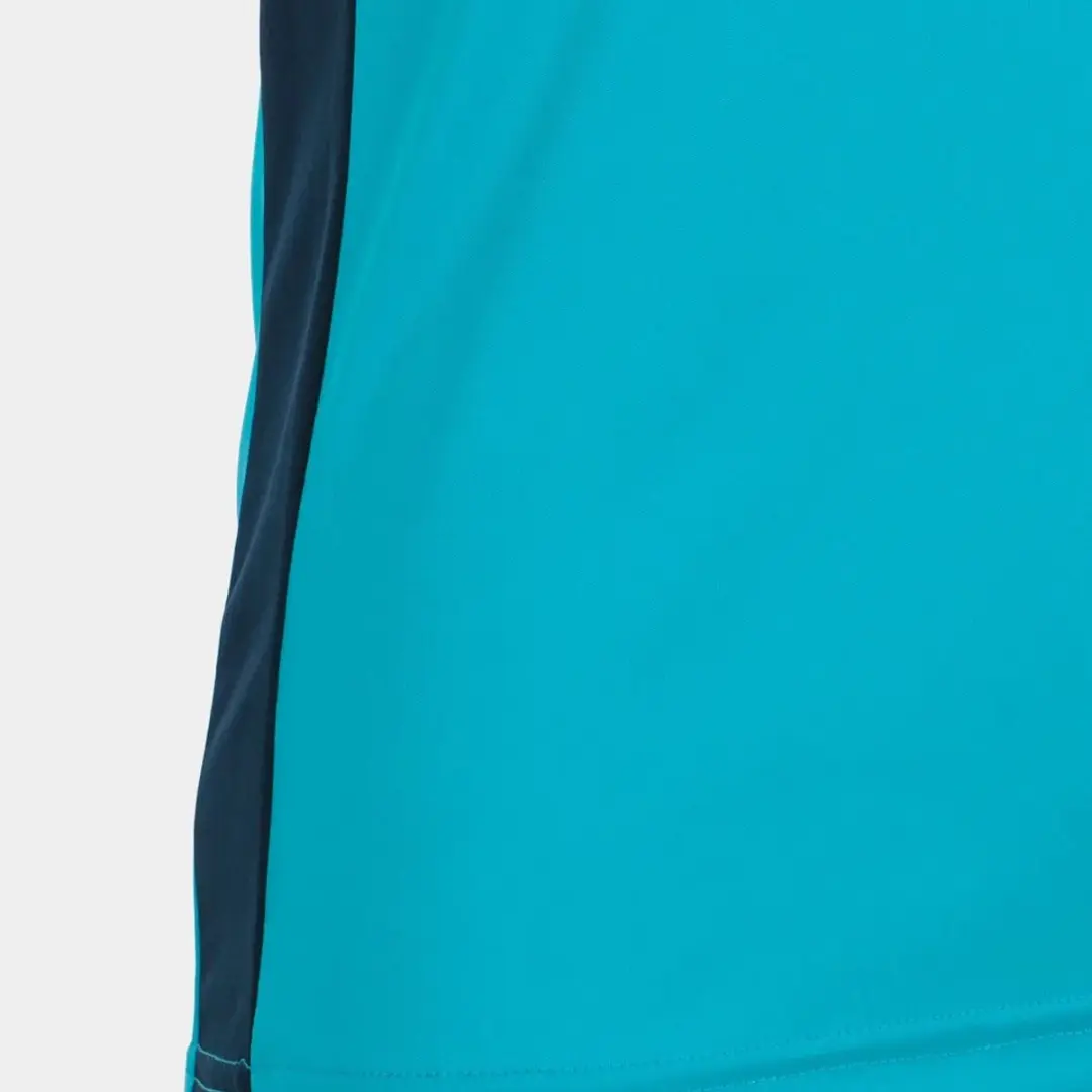 Joma Record II T-shirt - 12-14 jaar - Turquoise Fluor/Dark Navy