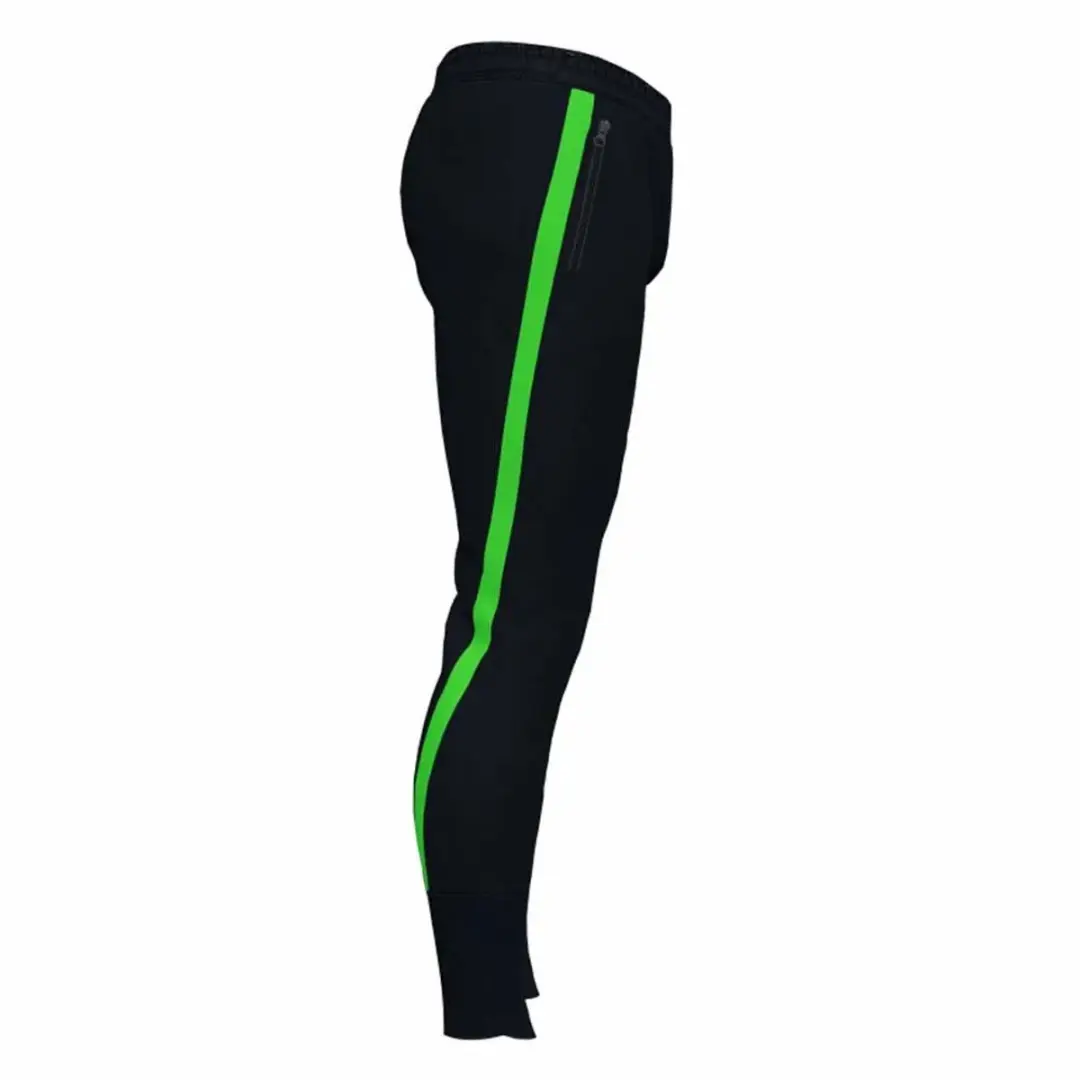 Joma Advance Broek 12-14j - Zwart/Geelgroen