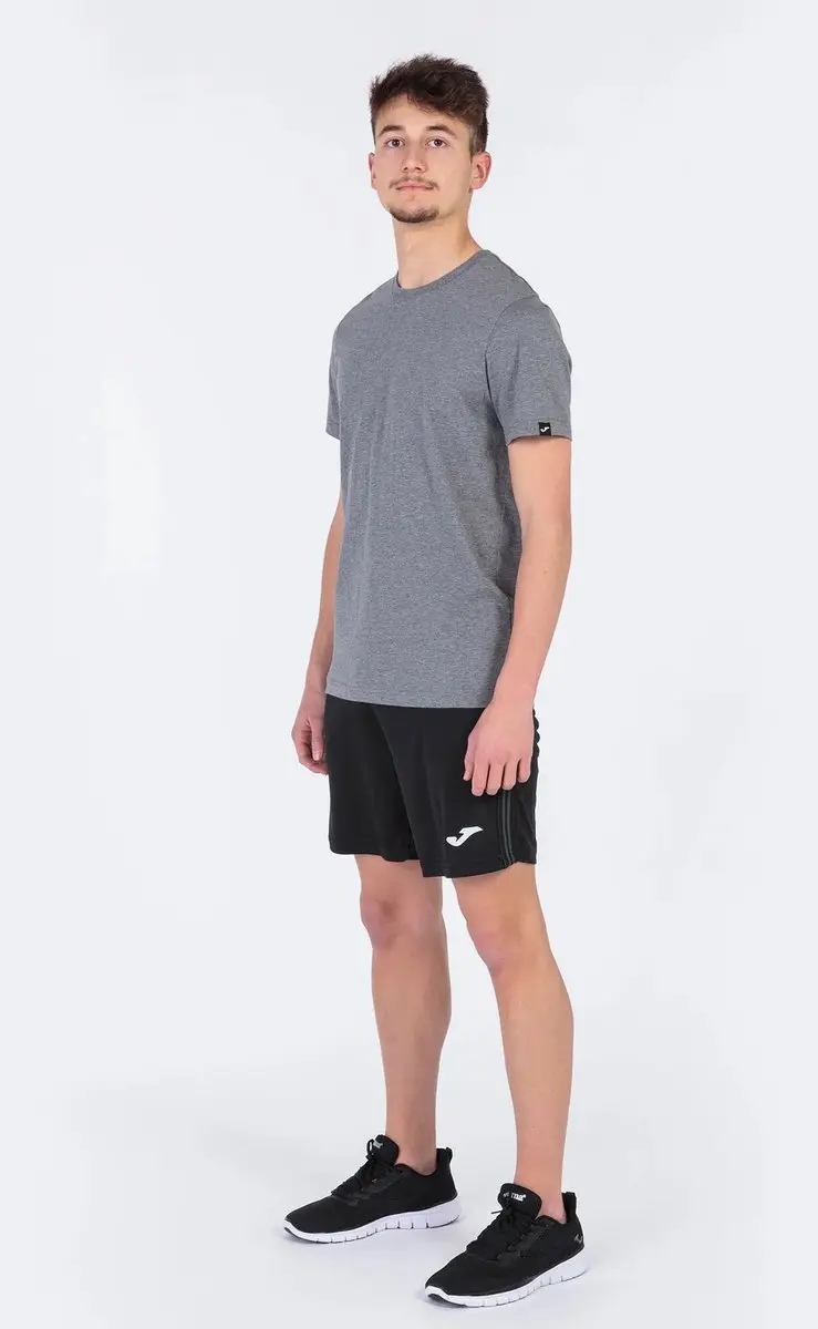 Joma T-shirt Desert Mouw Melange - Grijs - XXL - afbeelding 6 van 6