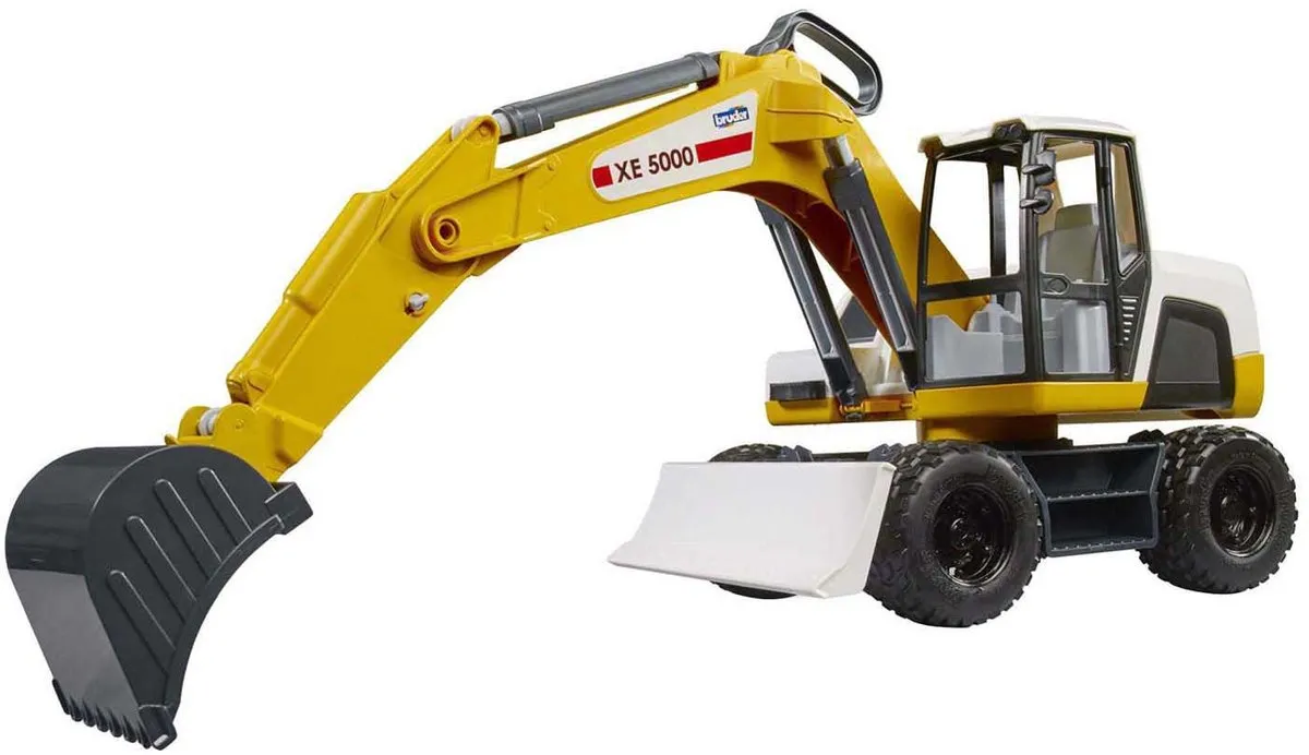 Bruder Auto Graafmachine XE 5000 Geel