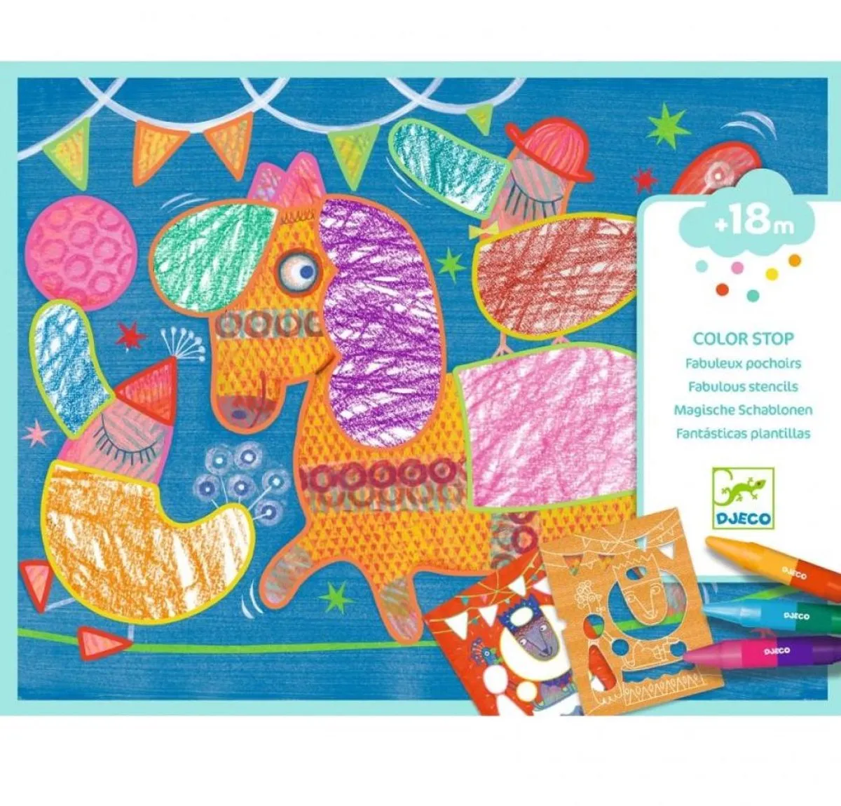 Djeco Tightrope Walker & Bollen - Multicolor - afbeelding 6 van 6