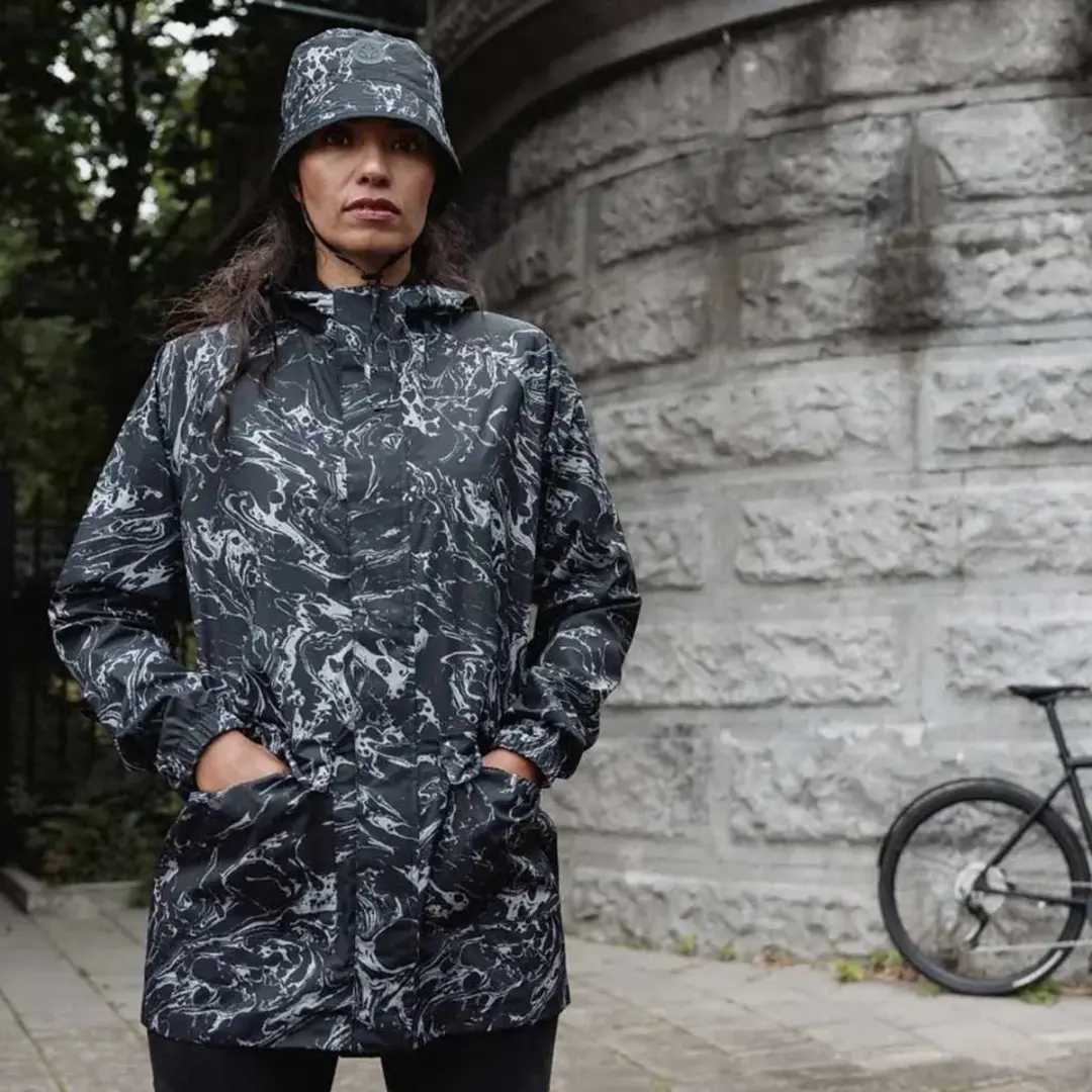 AGU Motion Parka Regenjas - Poray 5000 - Blauw - L