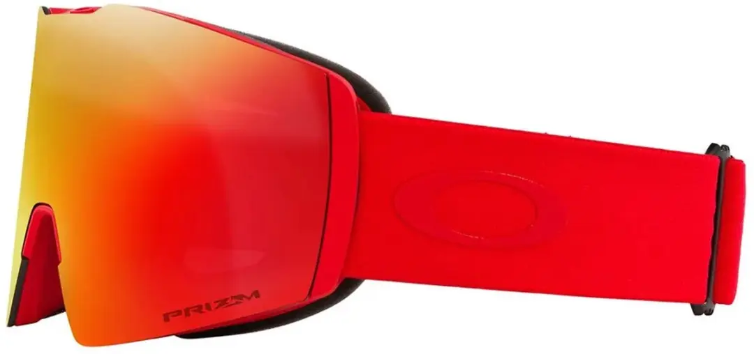 Oakley Fall Line L OO7099-65 Skibril - Matte Redline/Prizm Snow Torch Iridium - Rood - afbeelding 3 van 6
