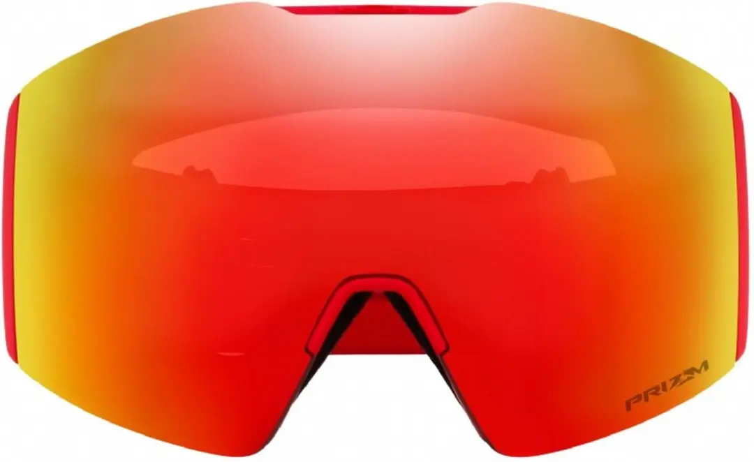 Oakley Fall Line L OO7099-65 Skibril - Matte Redline/Prizm Snow Torch Iridium - Rood - afbeelding 4 van 6