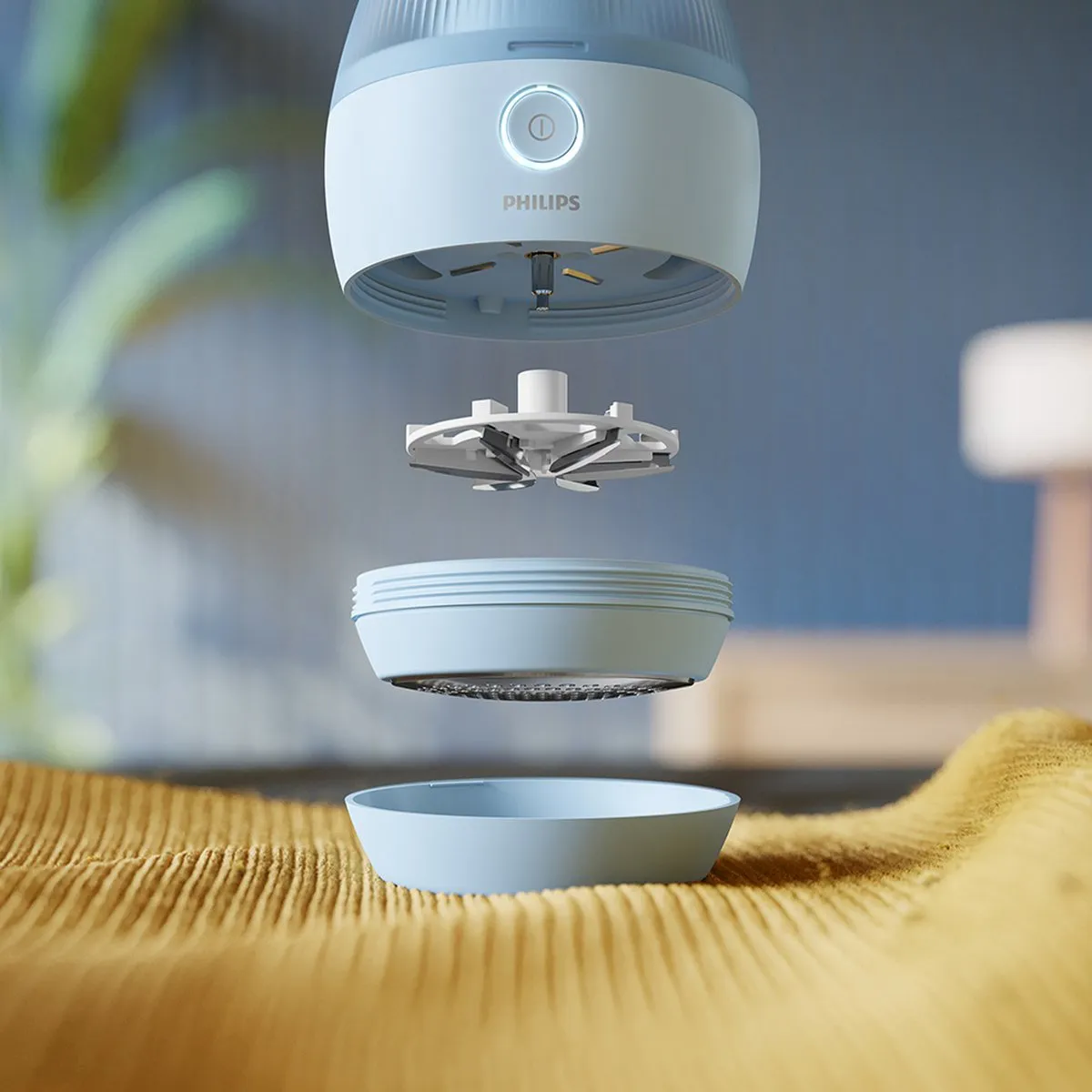 Philips 1000 Series GCA2100/20 Pluizenverwijderaar - Blauw/Wit