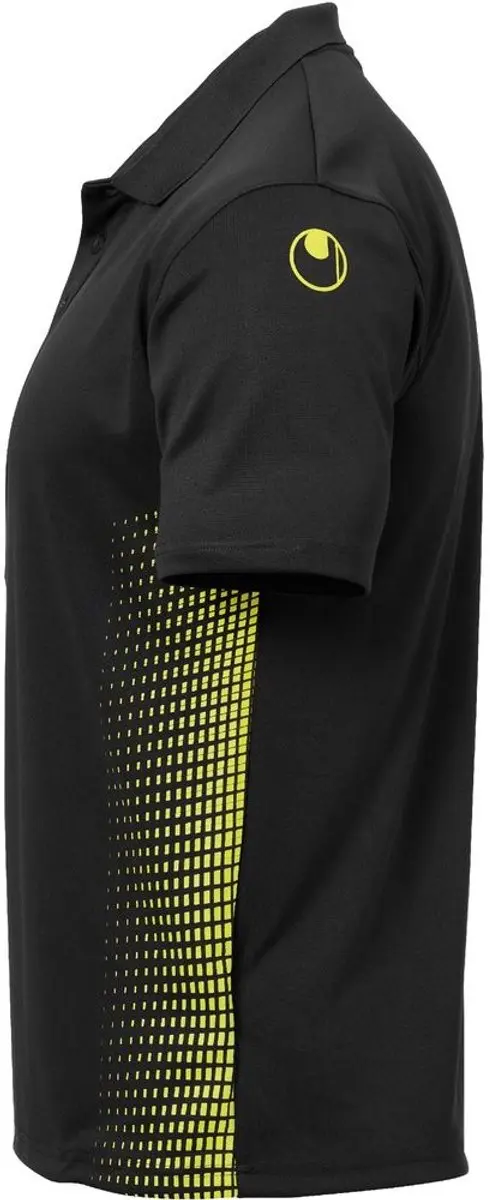 Uhlsport Score Polo Shirt M - Zwart-Fluo Geel