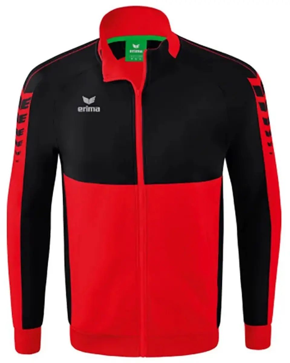 Erima Six Wings Worker Jack Heren - XL - Zwart/Rood - afbeelding 6 van 6