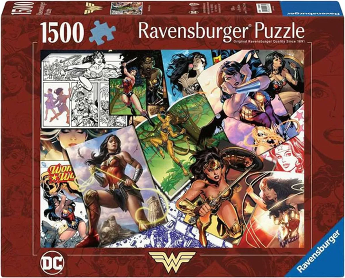 Ravensburger Wonder Woman Legpuzzel 1500 Stuks - Multicolor