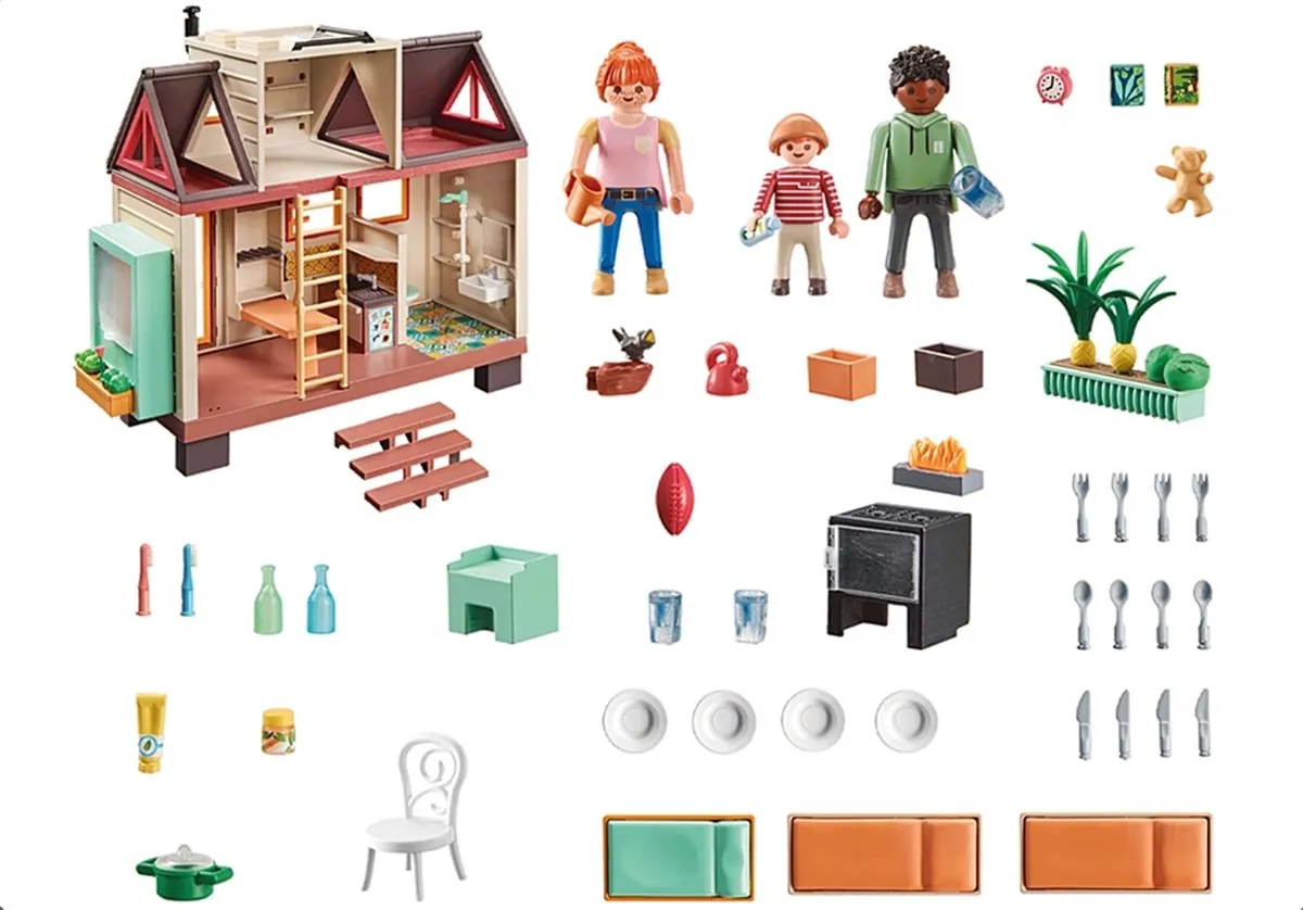Playmobil My Life Tiny House 71509 - Multicolor